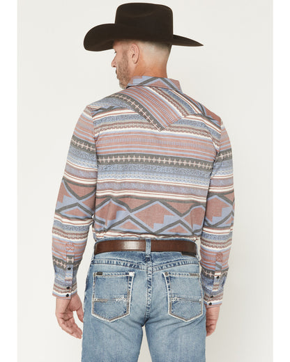 Men's Mountain Ranger Southwestern Striped Long Sleeve Snap | Cody James Clothing