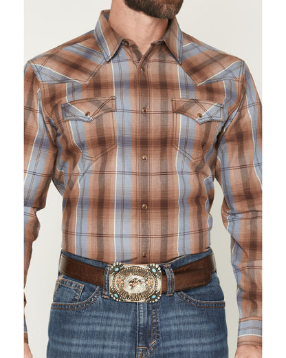 Men's Wiley Plaid Print Long Sleeve Plaid Print Long Sleeve | Cody James Clothing