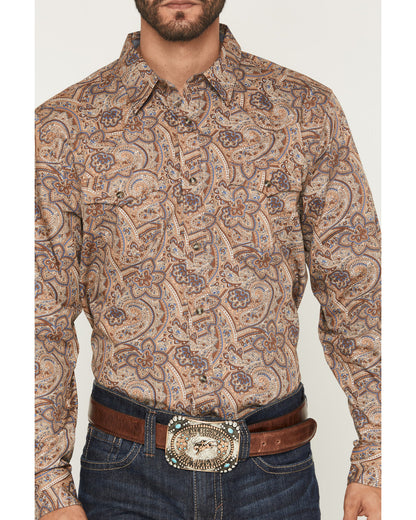 Men's Jensen Paisley Print Long Sleeve Snap Western Shirt | Cody James Clothing