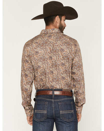 Men's Jensen Paisley Print Long Sleeve Snap Western Shirt | Cody James Clothing