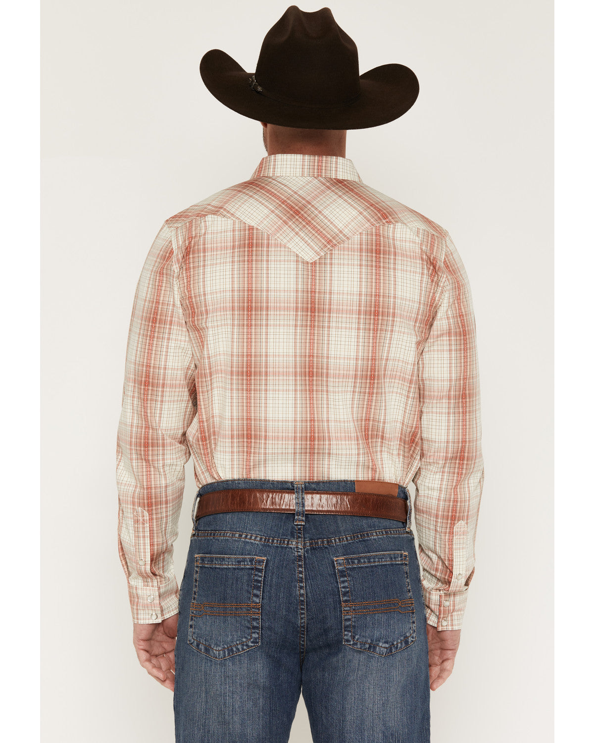 Men's Legend Dobby Plaid Print Long Sleeve Snap Western Shi | Cody James Clothing