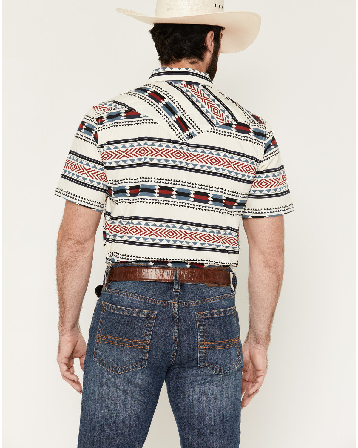 Indian Summer Southwestern Print Short Sleeve Snap Western | Cody James Clothing