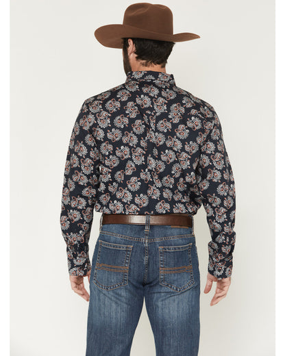 Men's Truett Paisley Print Long Sleeve Button-Down Western | Cody James Clothing