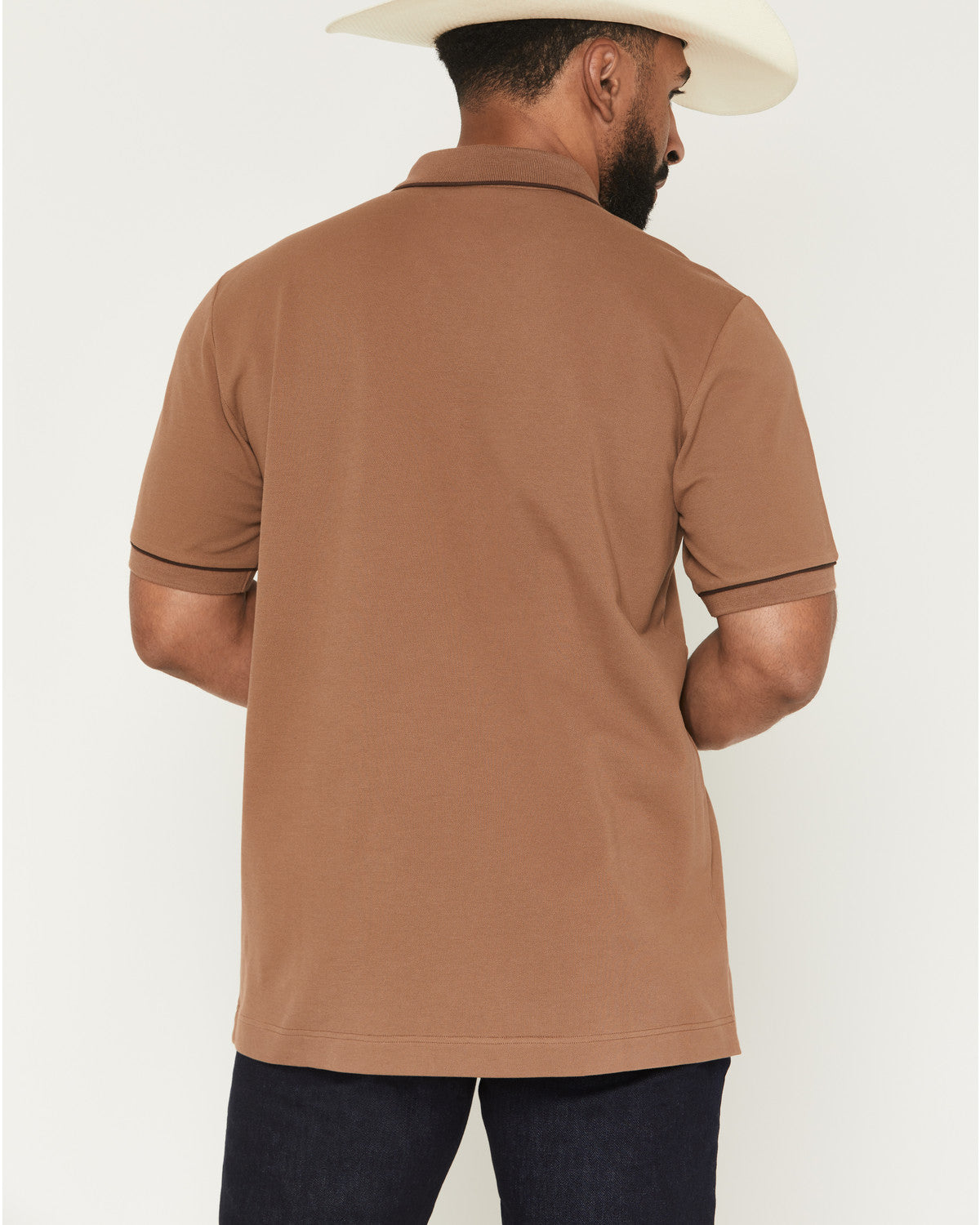Black 1978® Men's Cooper Solid Short Sleeve Stretch Polo | Cody James Clothing