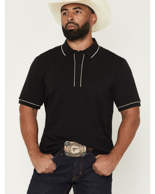 Black 1978® Men's Cooper Solid Short Sleeve Stretch Polo | Cody James Clothing