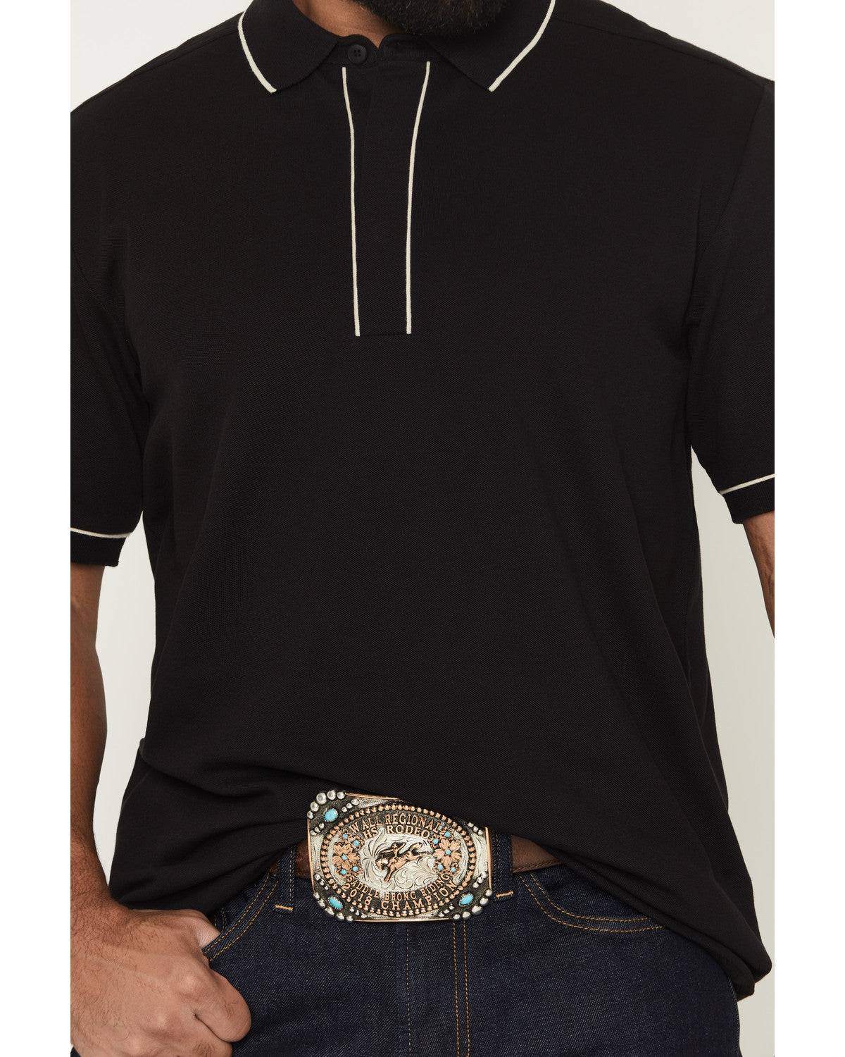 Black 1978® Men's Cooper Solid Short Sleeve Stretch Polo | Cody James Clothing