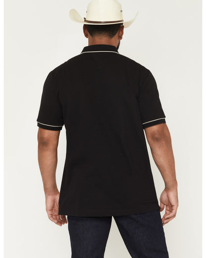 Black 1978® Men's Cooper Solid Short Sleeve Stretch Polo | Cody James Clothing