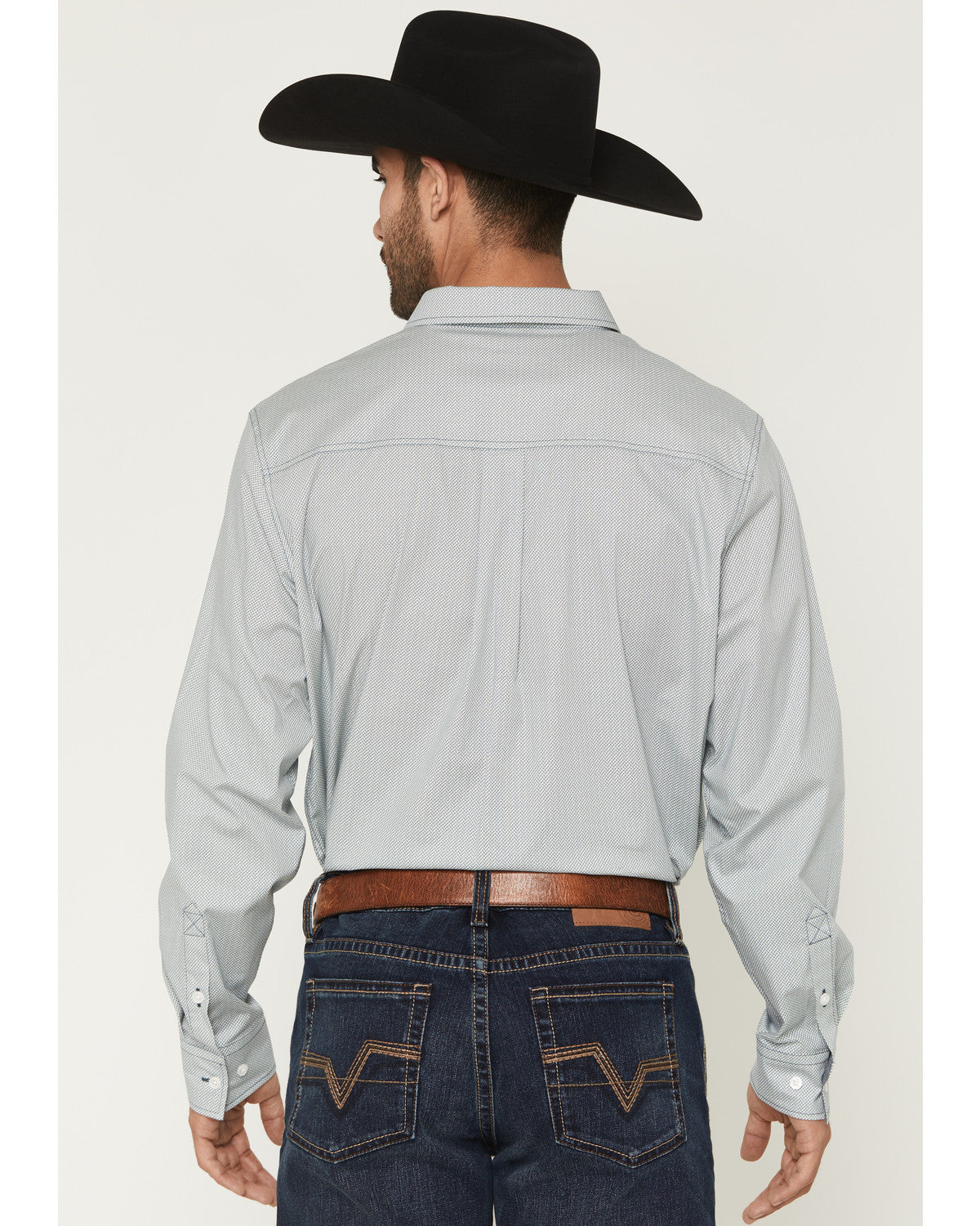 Men's Day Job Geo Print Long Sleeve Button-Down Stretch Wes | Cody James Clothing
