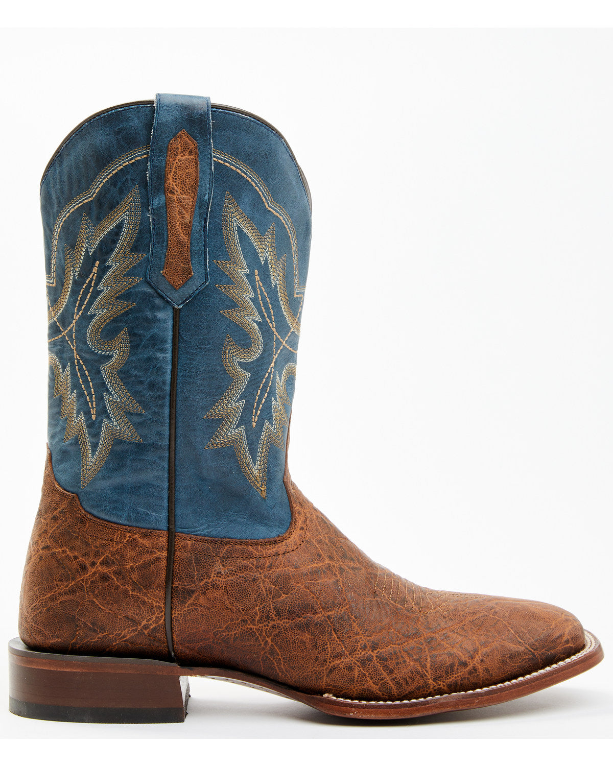 Men's Elephant Print Western Boots - Broad Square Toe | Cody James Boots