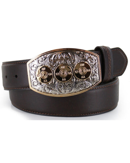 Men's Bullet Buckle Leather Belt | Cody James Accessories