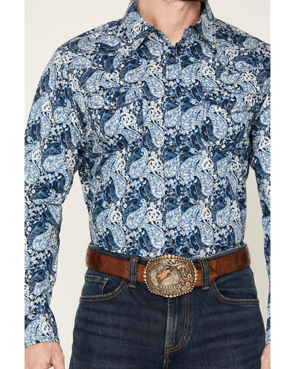 Men's Escape Route Paisley Print Long Sleeve Snap Western S | Cody James Clothing