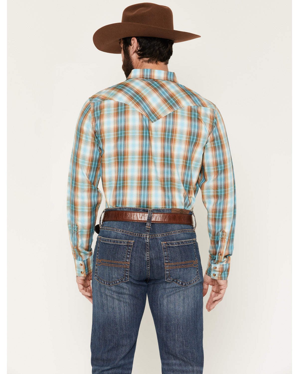 Men's Solstice Plaid Print Long Sleeve Snap Western Shirt | Cody James Clothing