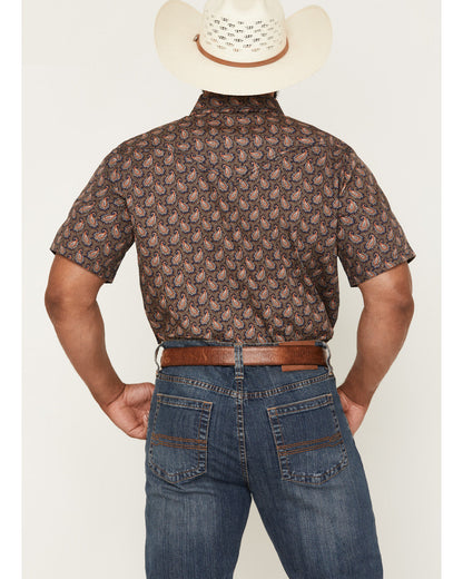 Men's 2 Step Paisley Print Short Sleeve Snap Western Shirt | Cody James Clothing