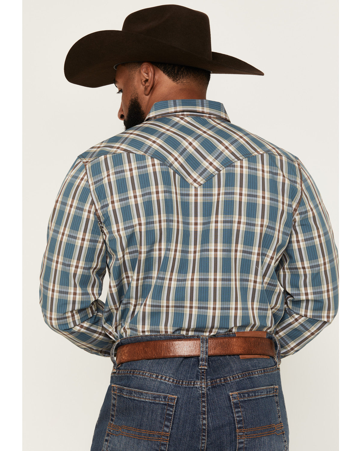 Men's Niagara Falls Plaid Print Long Sleeve Snap Western Sh | Cody James Clothing
