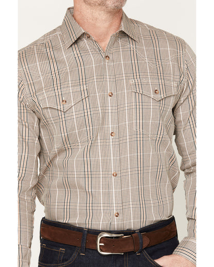 Black 1978® Men's Pondera Plaid Print Long Sleeve Button-Do | Cody James Clothing