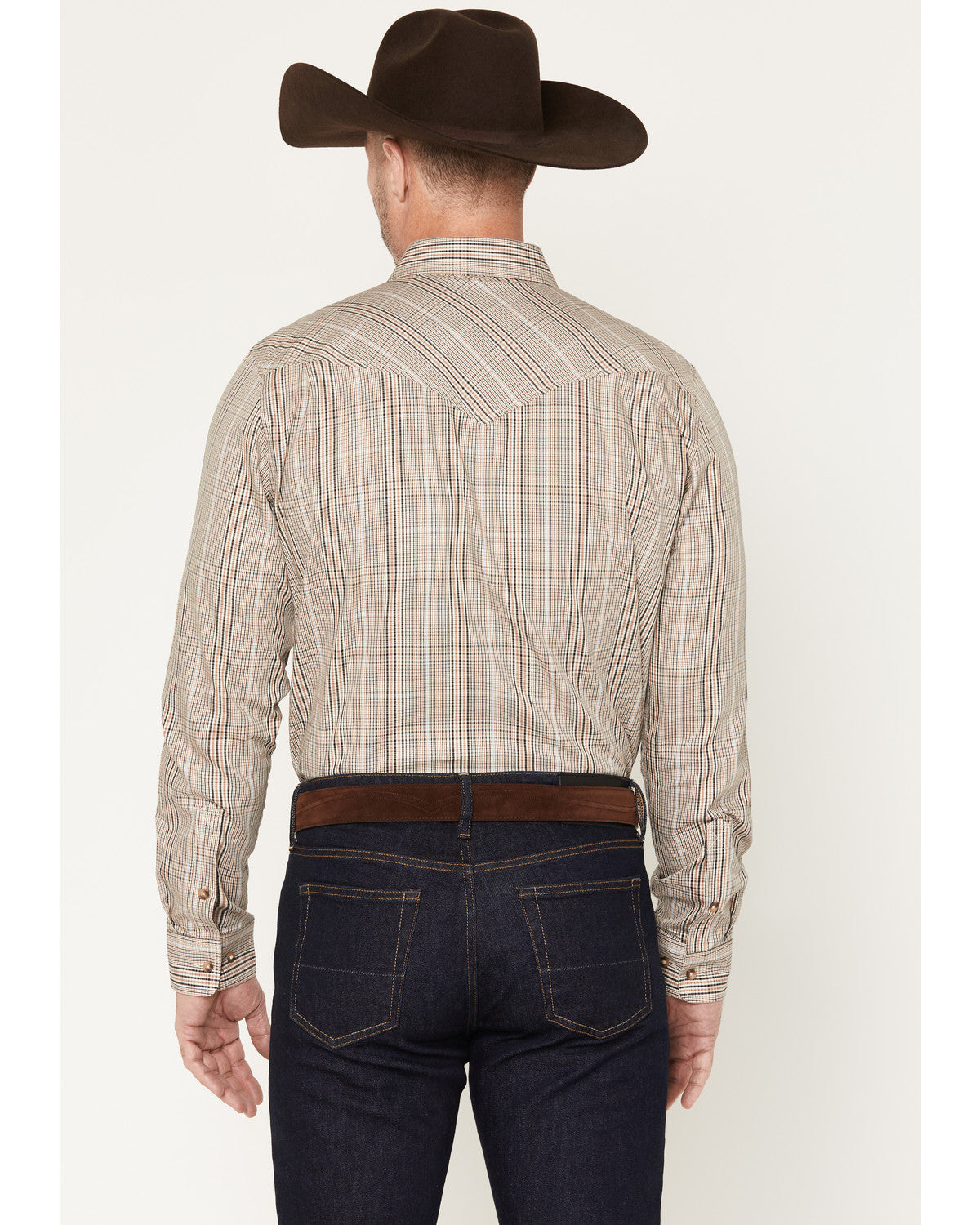 Black 1978® Men's Pondera Plaid Print Long Sleeve Button-Do | Cody James Clothing