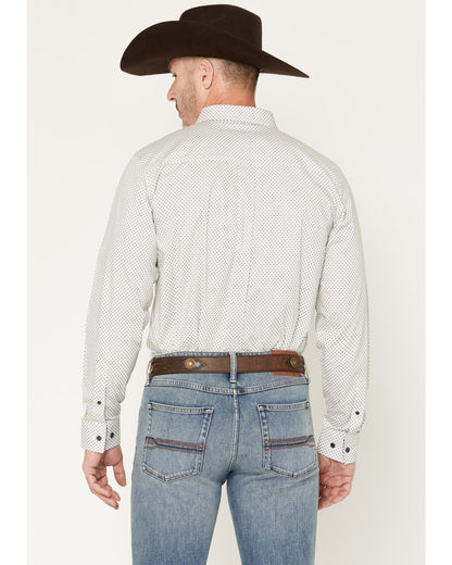 Men's NFR Geo Print Long Sleeve Button-Down Stretch Western | Cody James Clothing